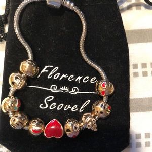 Florence Scovel emojii charm bracelet